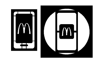 McDonalds Mobile Phone – Jentech Stencils